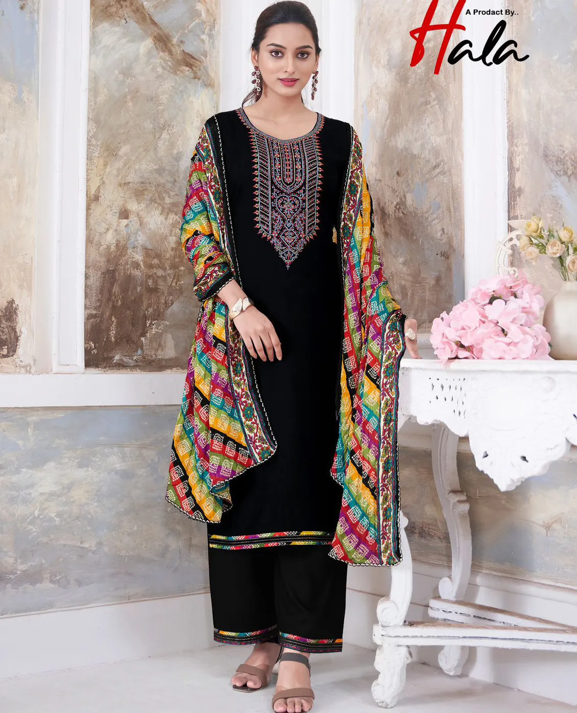 Hala Nigaar Vol 1 Rayon Slub Wholesale Salwar Suit Collection