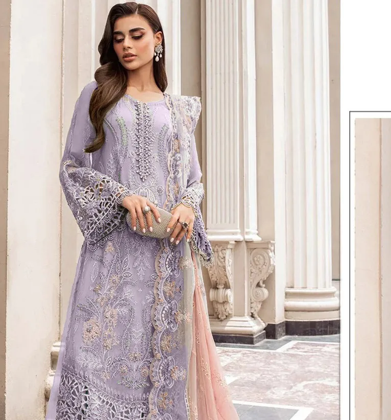 Hoor Tex OR 33 Heavy Organza Pakistani Salwar Suit Collection