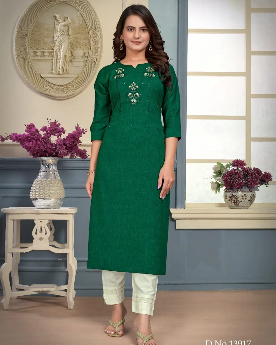 Kalaroop Kriti Viscose Liquid Fancy Kurtis Collection