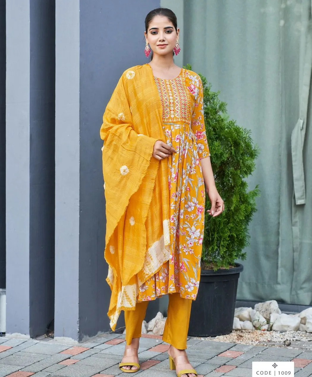 Kushal'S Morni Rinkle Readymade Salwar Suit Collection