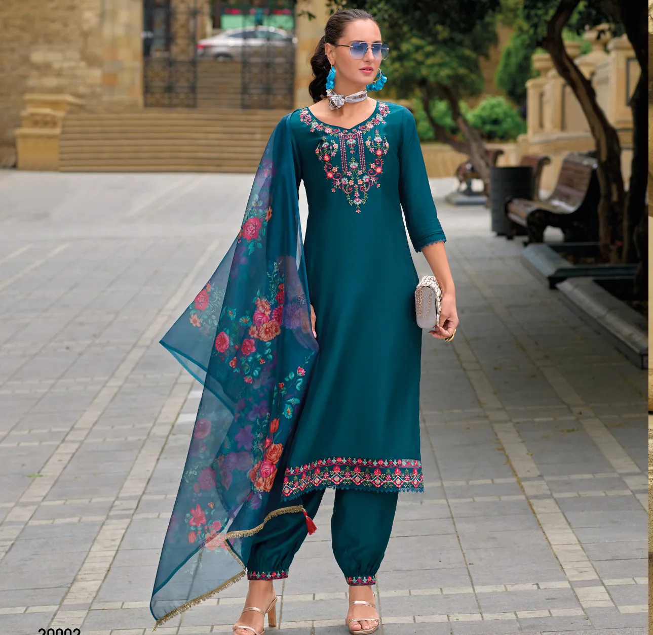 Lily & Lali Afghani 4 Milan Silk Readymade Salwar Suit Collection