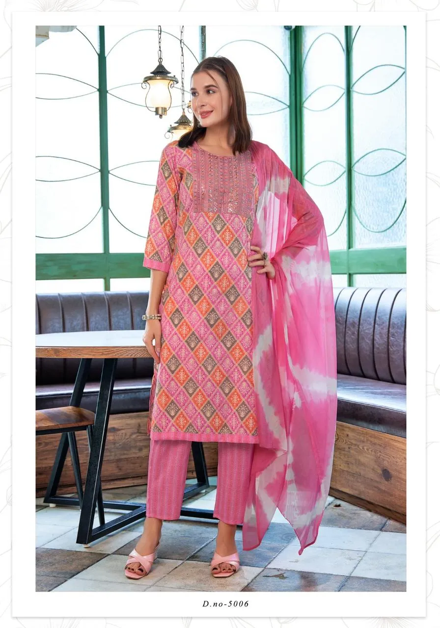 Mystic 9 Shagun Vol 5 Kurti Bottom With Dupatta Collection - Image 5