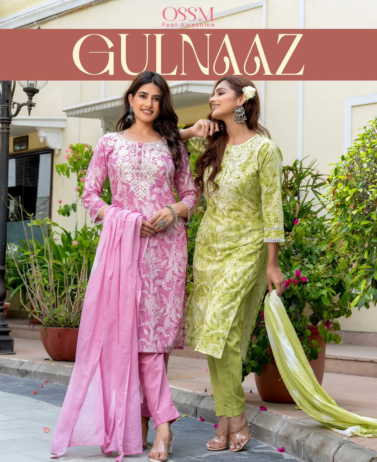 Ossm Gulnaaz Premium Flex Print Wholesale Readymade Salwar Suit Collection