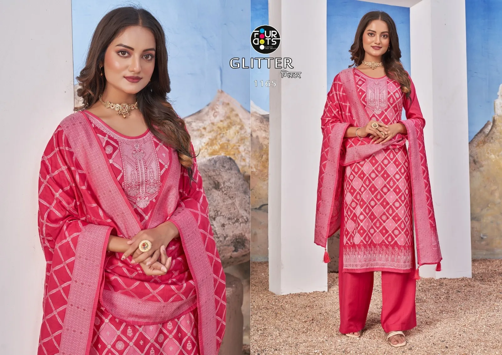 Poonam White Vol -2 — Wholesale Kurti With Bottom Dupatta, Poonam'S wholesale from Surat — view 6