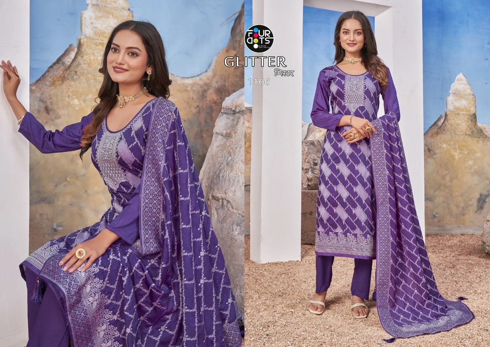 Poonam White Vol -2 — Wholesale Kurti With Bottom Dupatta, Poonam'S wholesale from Surat — view 7