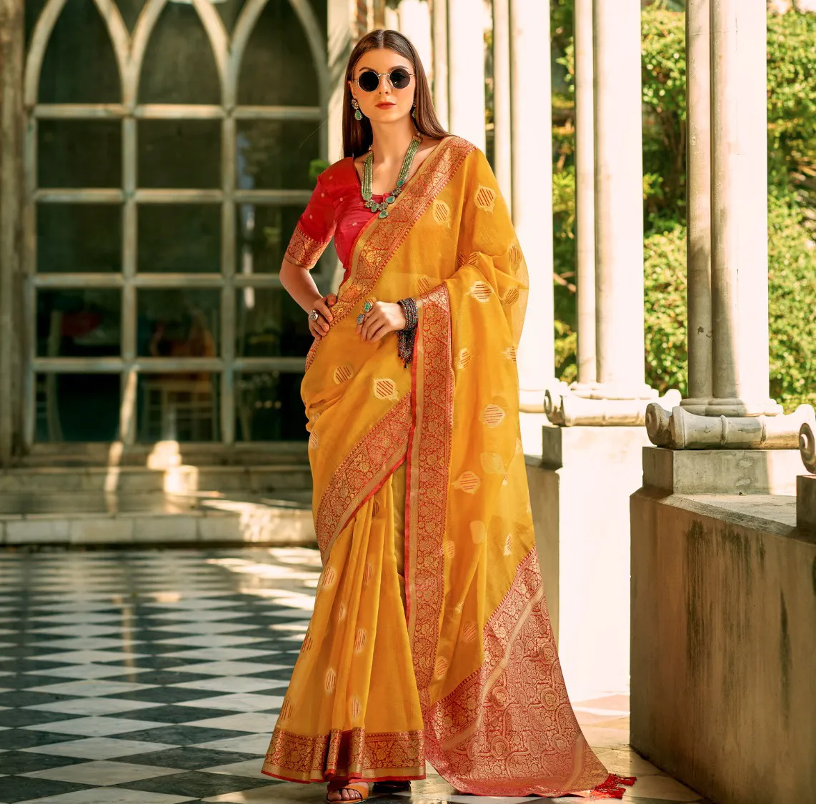 Rajpath Zil-Mil Silk Soft Tissue Silk Sarees Collection