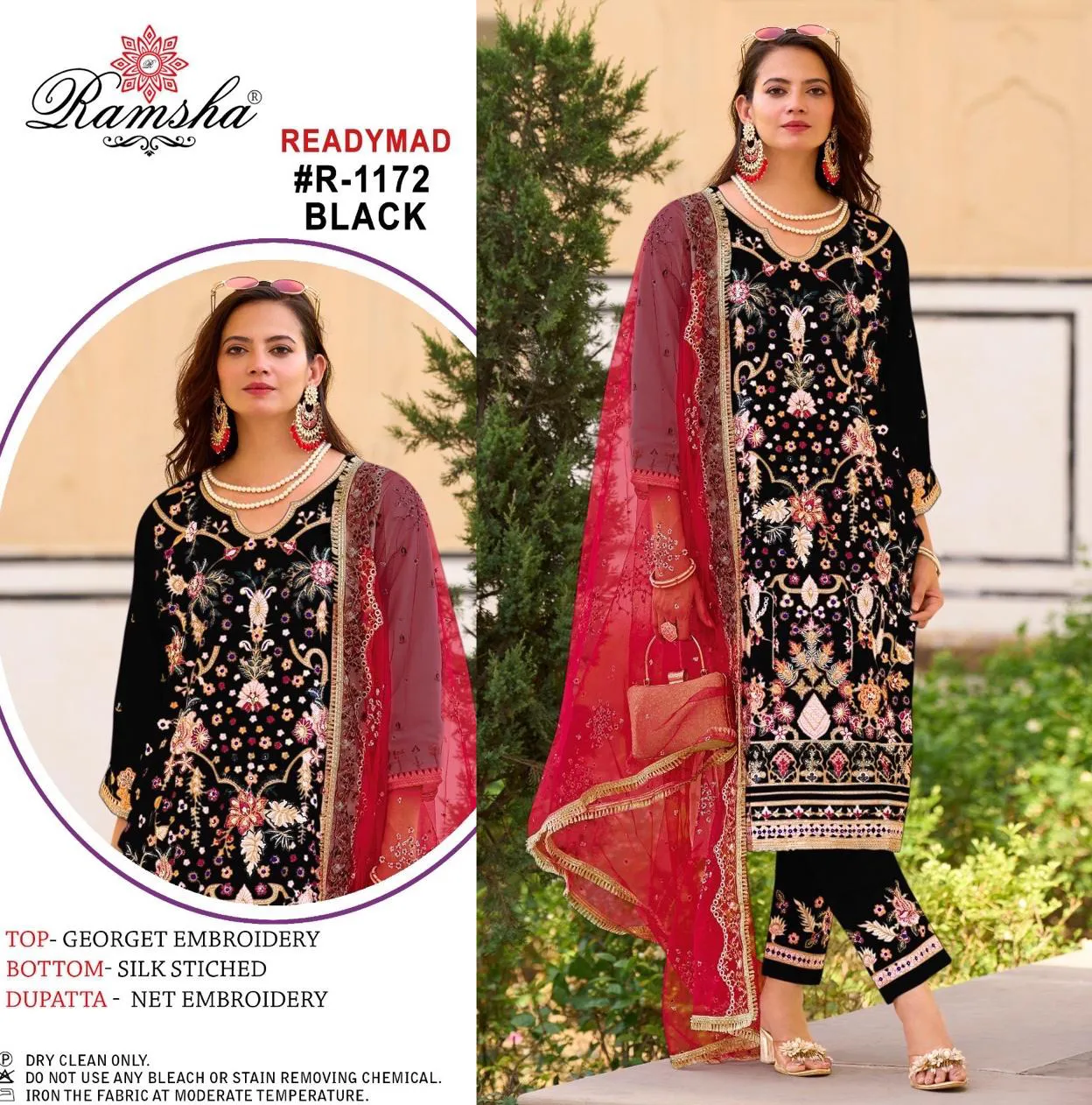 Ramsha R 1172 Nx Georgette Wholesale Readymade Salwar Suit Collection