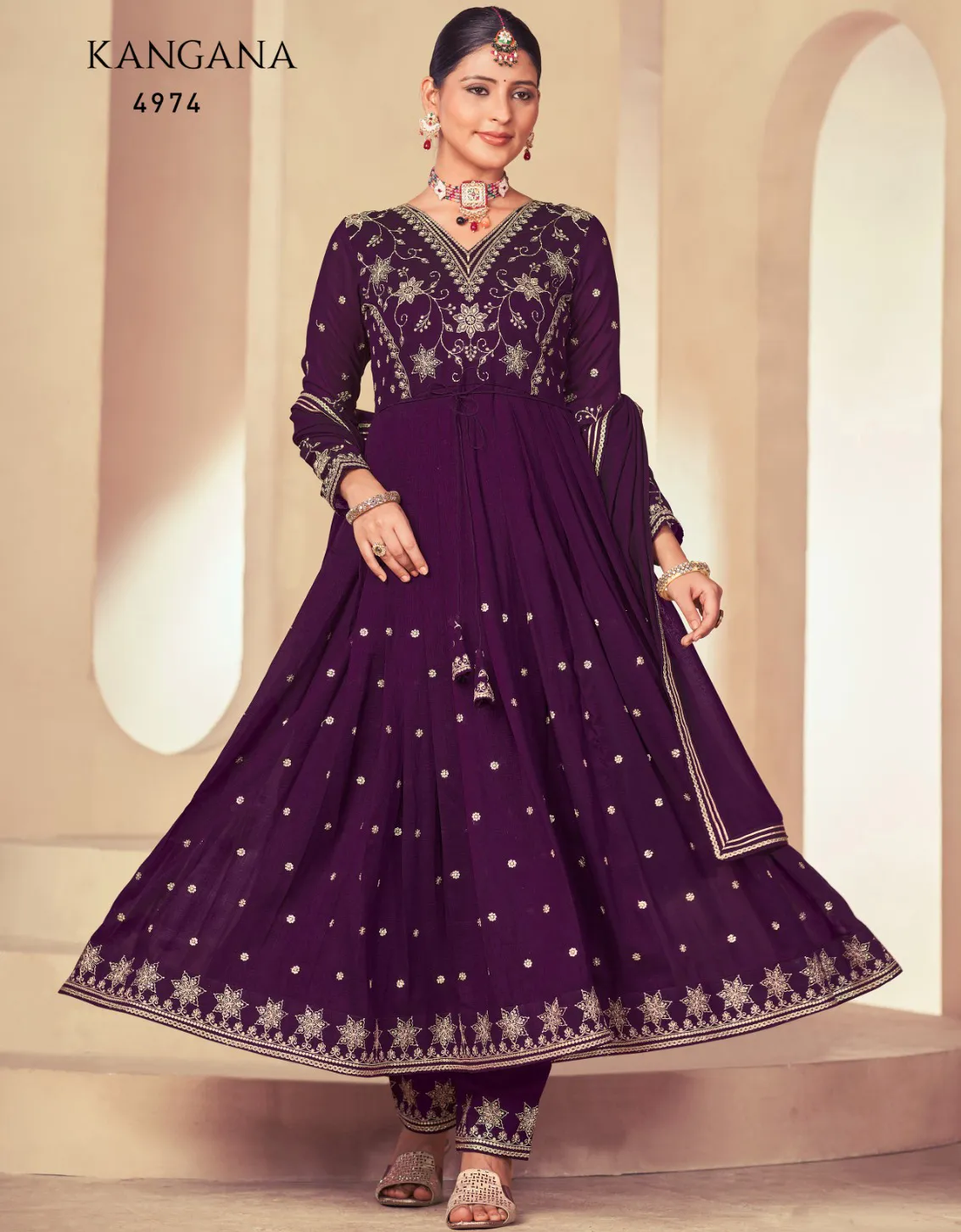 Rangoon Kangana Silk Wholesale Readymade Salwar Suit Collection