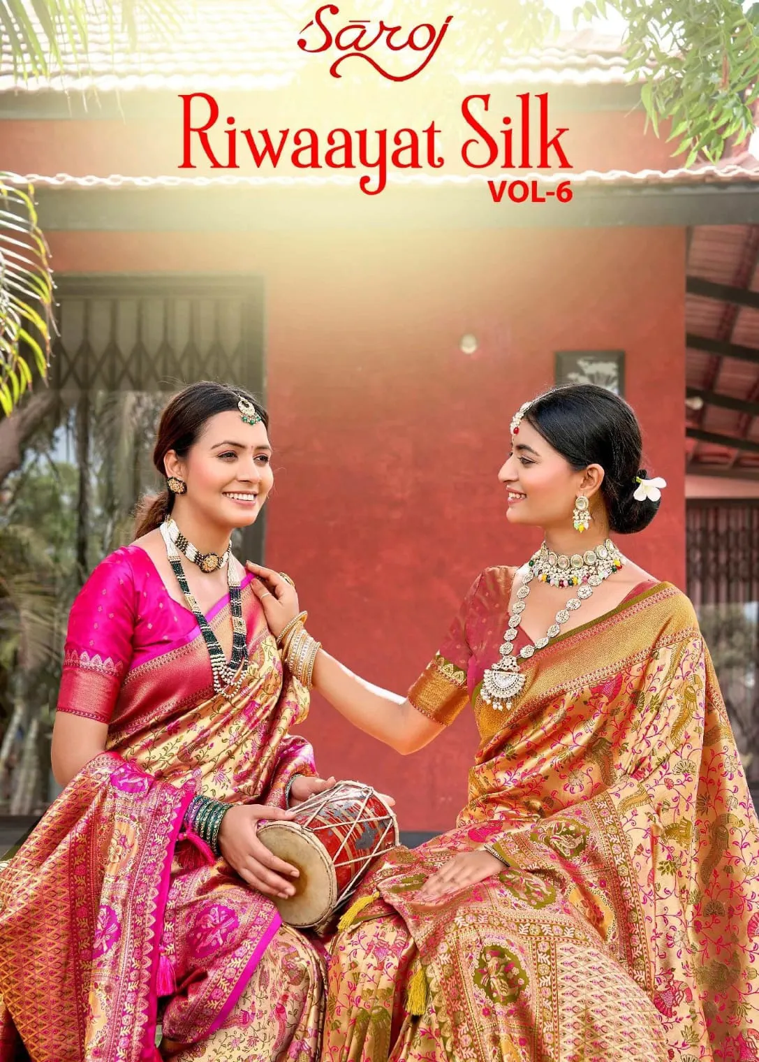 Saroj Saree Riwaayat Silk Vol 6 Silk Wholesale Sarees Collection