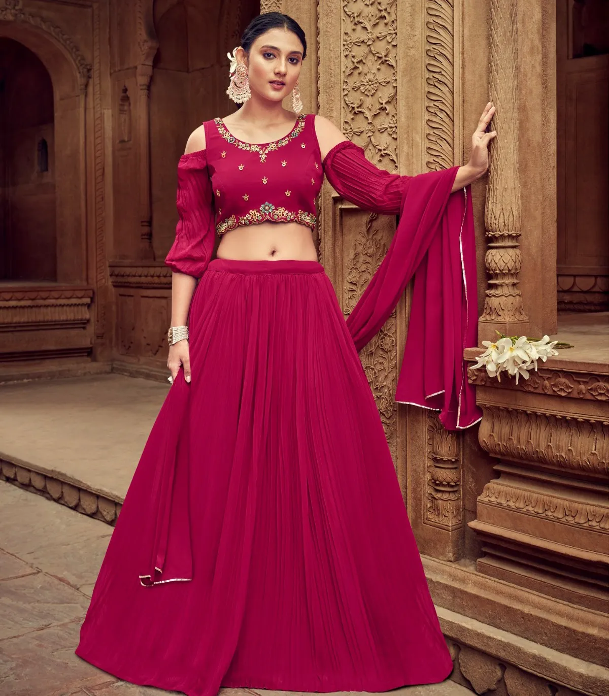 Shreematee Fashion Nandani Pure Georgette Lehenga Collection