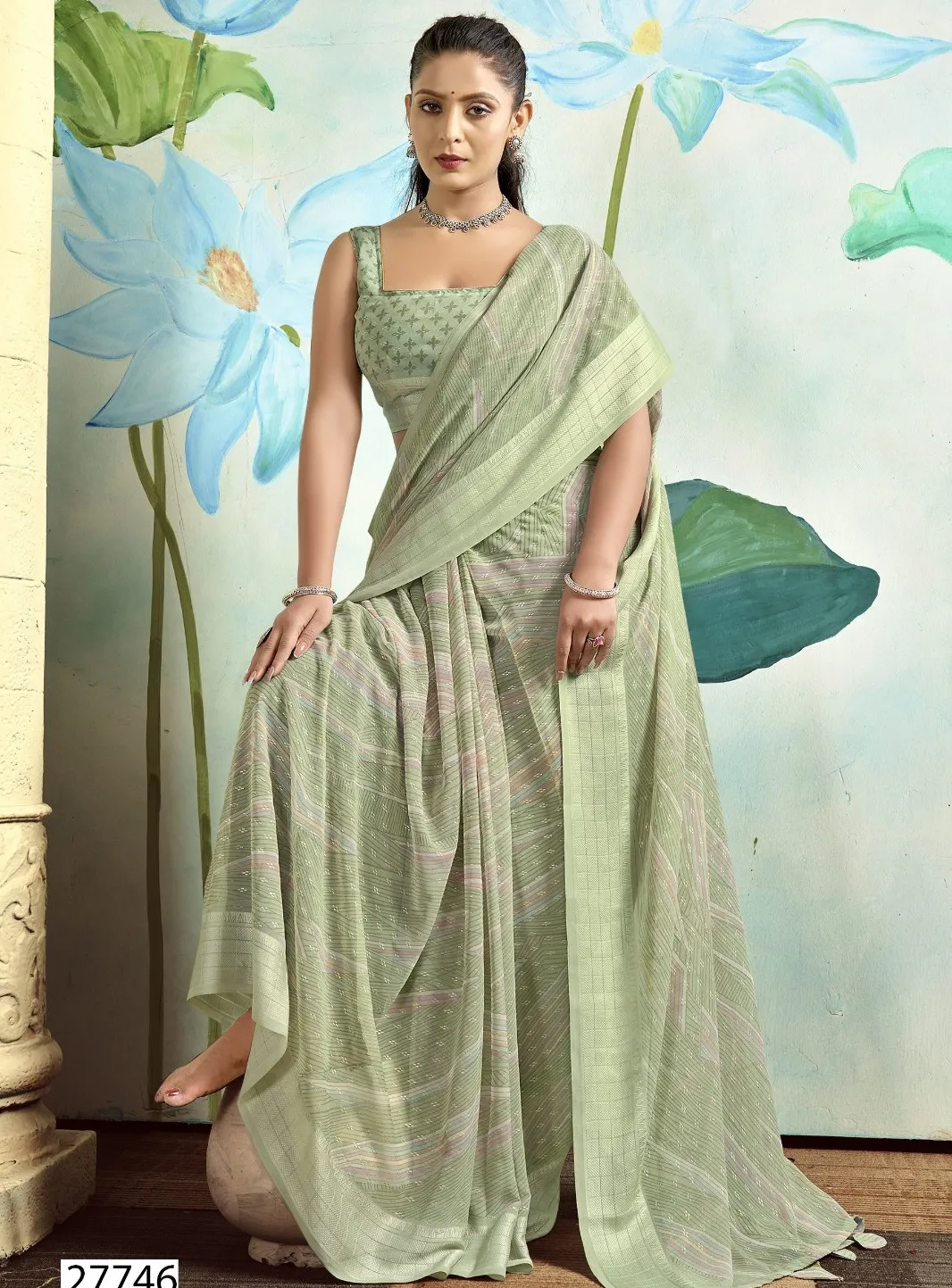 Vallabhi Print Anvika 4 Georgette Fancy Sarees Collection