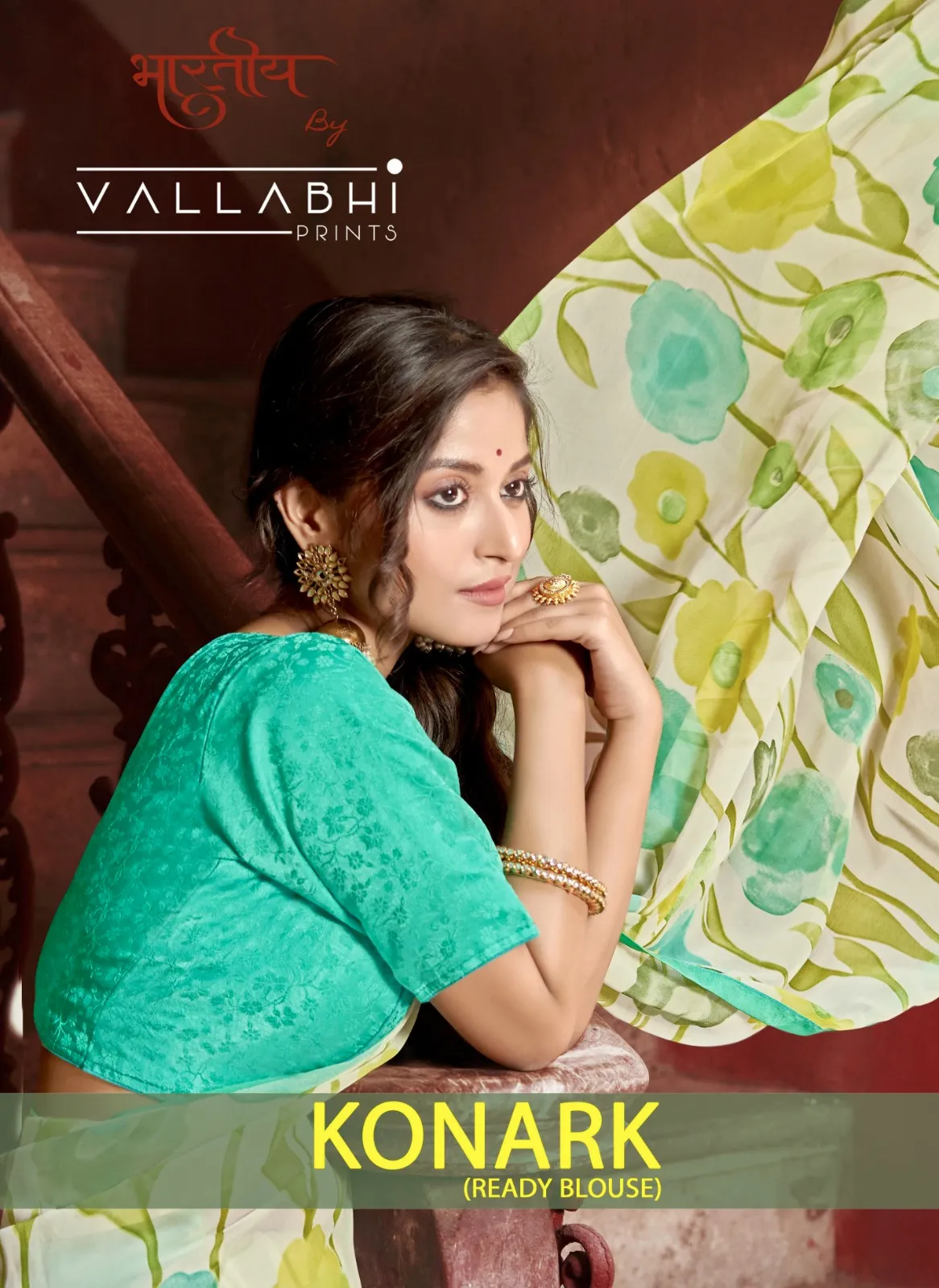 Vallabhi Prints Khushiki Georgette Wholesale Sarees Collection