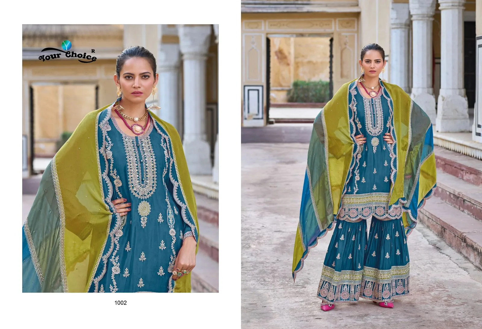 Your Choice Aroma Designer Chinon Salwar Suits Collection - Image 2