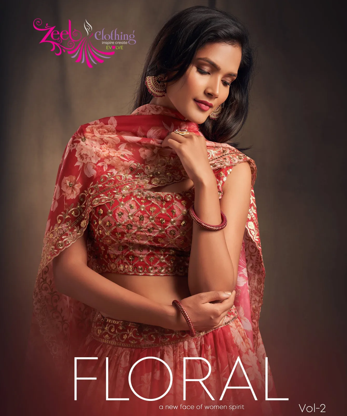 Zeel Floral Vol 2 Organza Wholesale Lehenga Collection