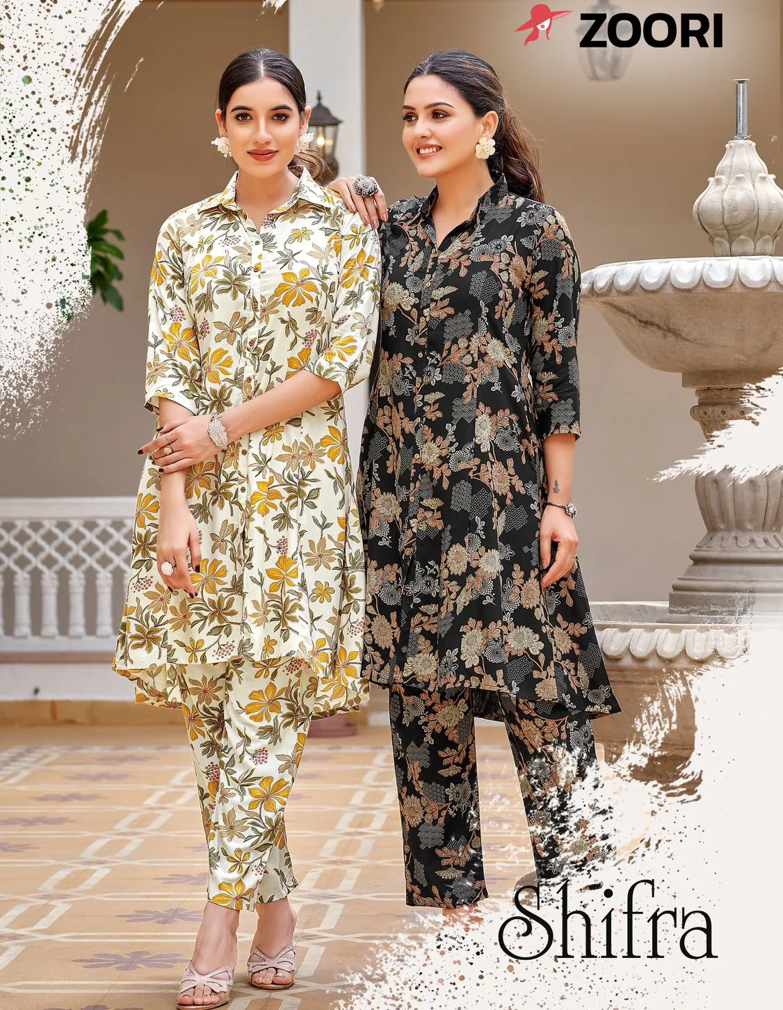 Zoori Shifra Rayon Print Wholesale Fancy Kurti with Pant Collection