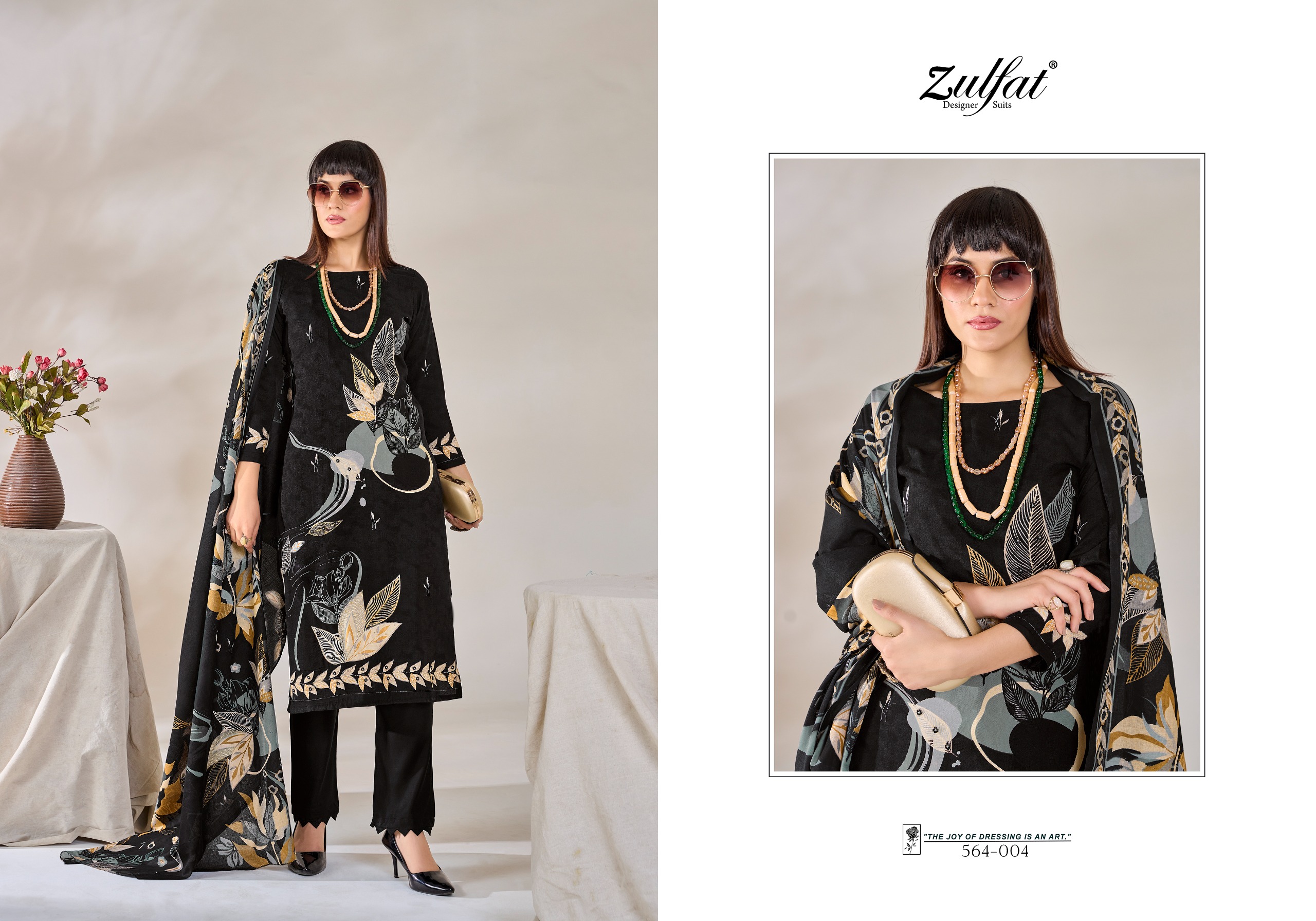 Zulfat Zahavi Viscose Wholesale Unstitched Suit Collection - Image 2