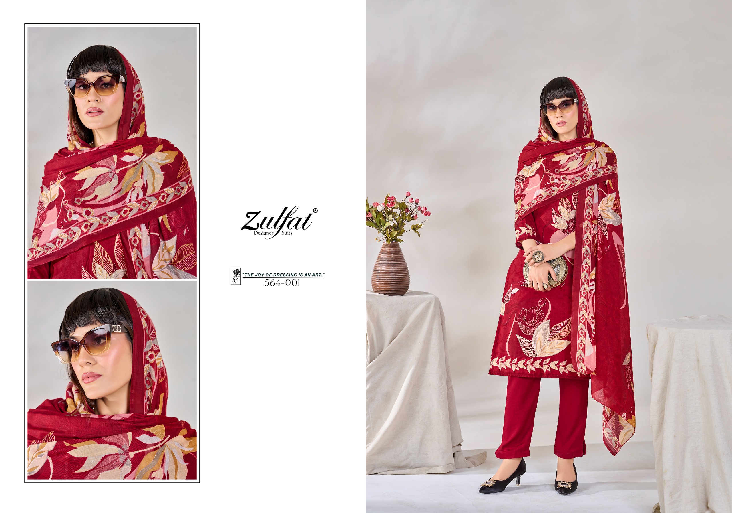 Zulfat Zahavi Viscose Wholesale Unstitched Suit Collection - Image 4