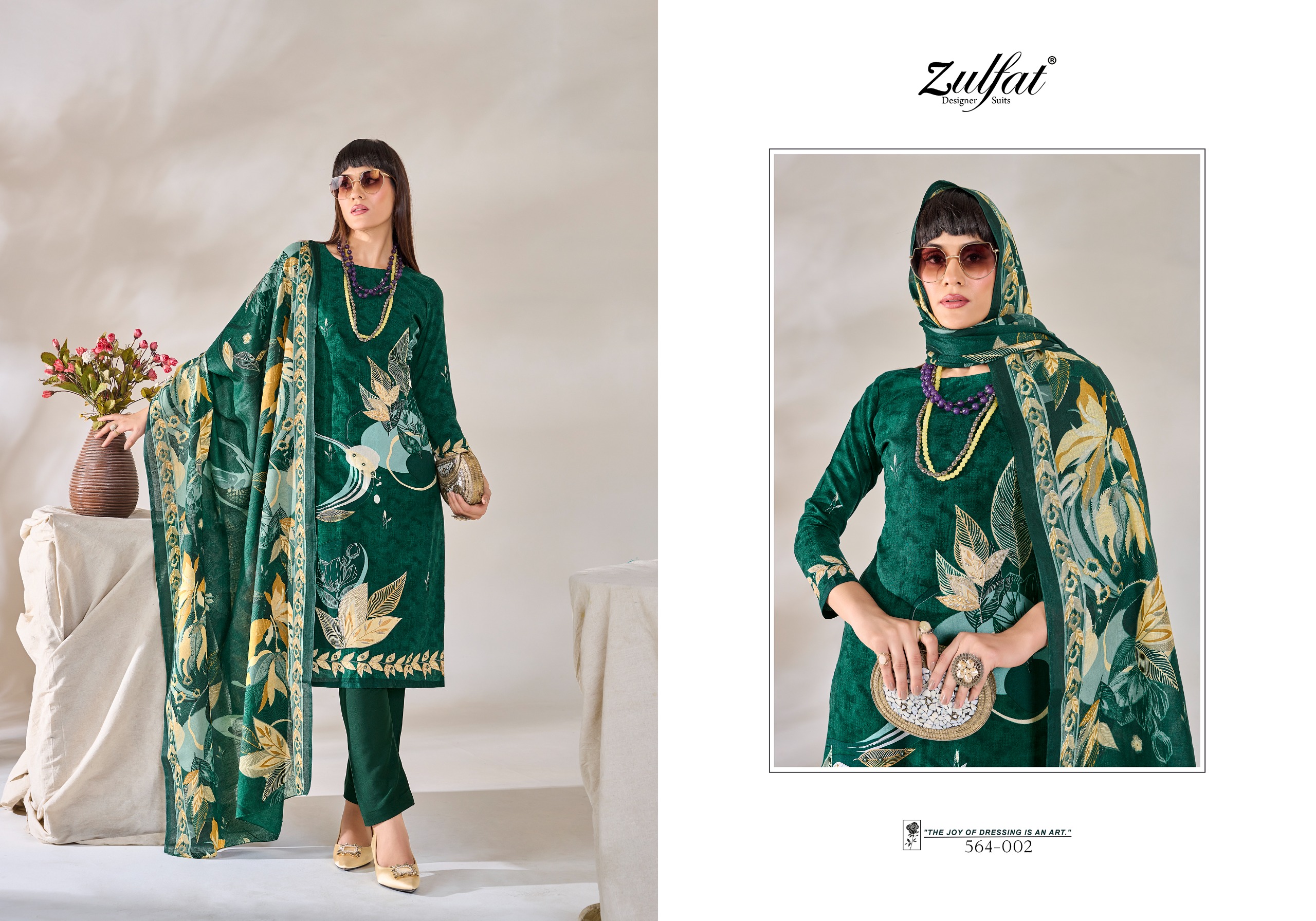 Zulfat Zahavi Viscose Wholesale Unstitched Suit Collection - Image 6