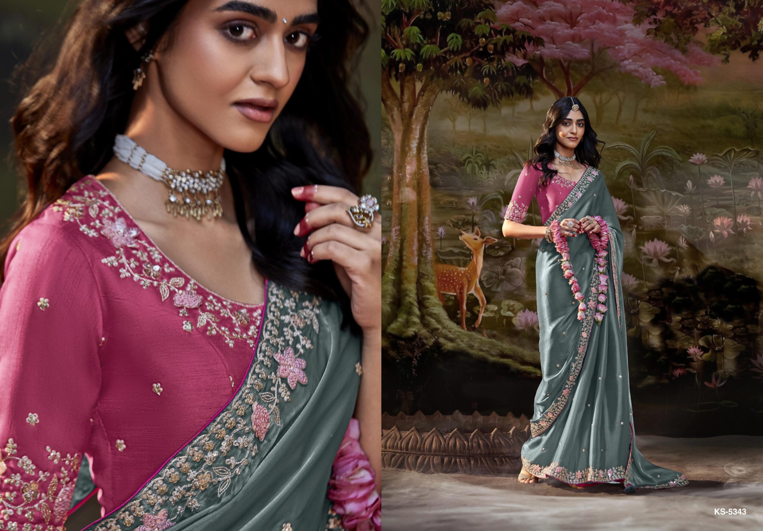 Kimora Kajal 15 Heavy Designer Wholesale Designer Saree Collection — Wholesale Sarees, Kimora wholesale from Surat — view 6