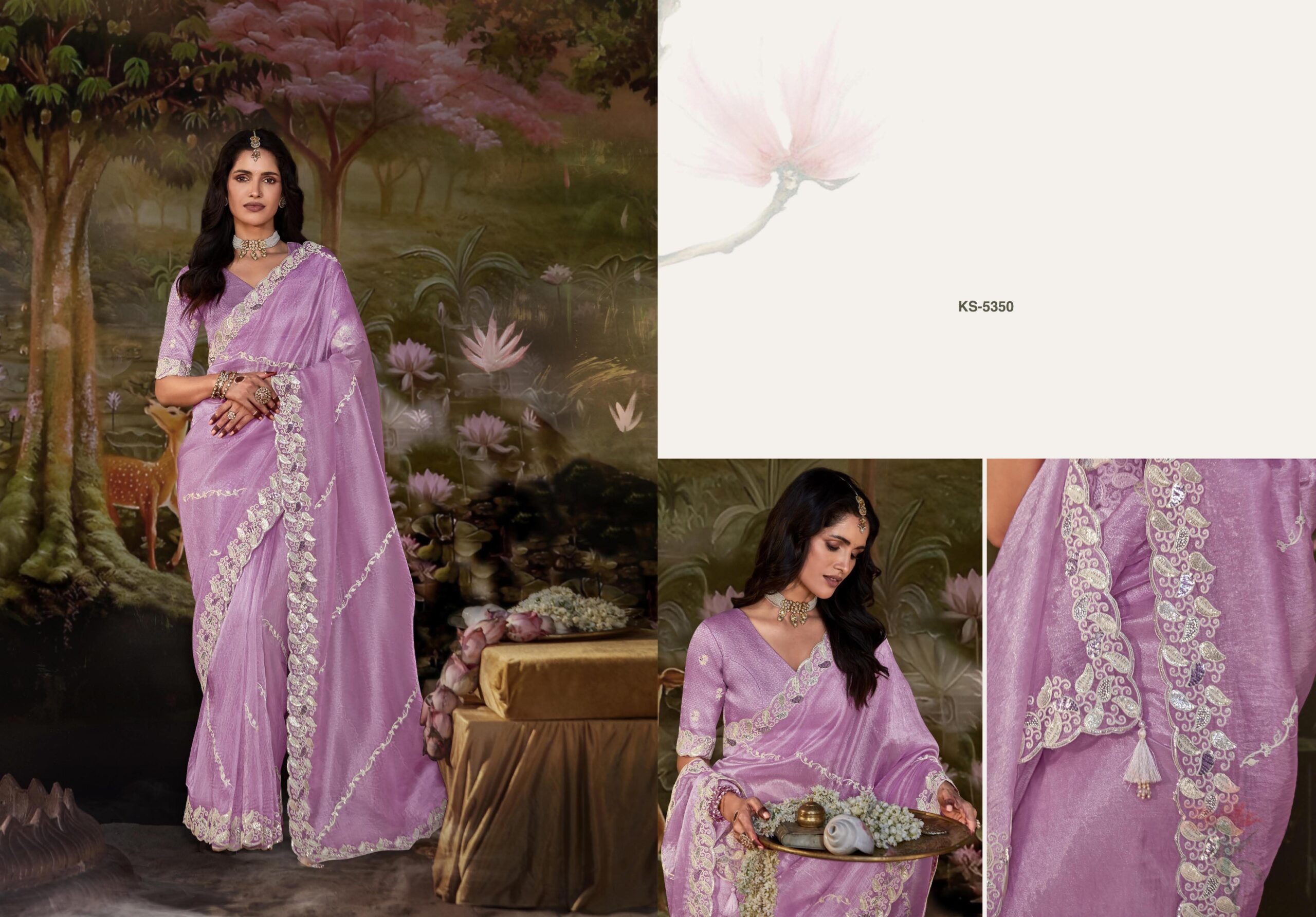 Kimora Kajal 15 Heavy Designer Wholesale Designer Saree Collection — Wholesale Sarees, Kimora wholesale from Surat — view 11