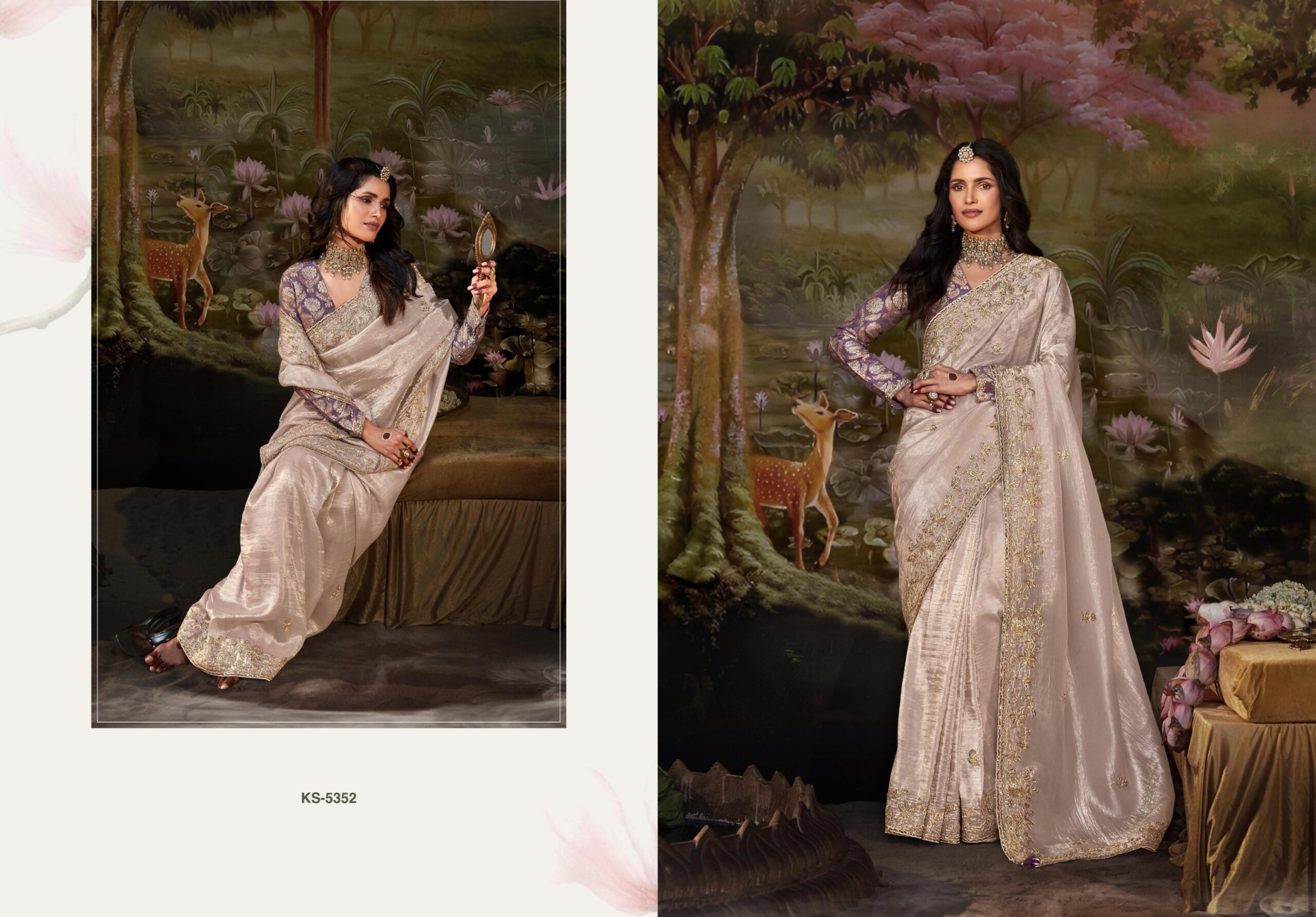 Kimora Kajal 15 Heavy Designer Wholesale Designer Saree Collection — Wholesale Sarees, Kimora wholesale from Surat — view 14