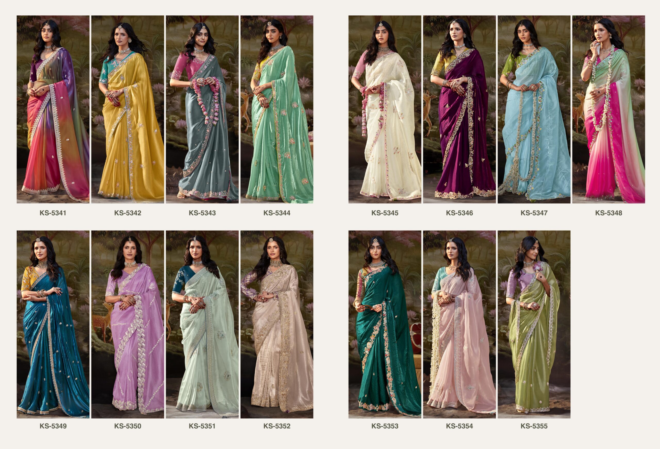 Kimora Kajal 15 Heavy Designer Wholesale Designer Saree Collection — Wholesale Sarees, Kimora wholesale from Surat — view 17