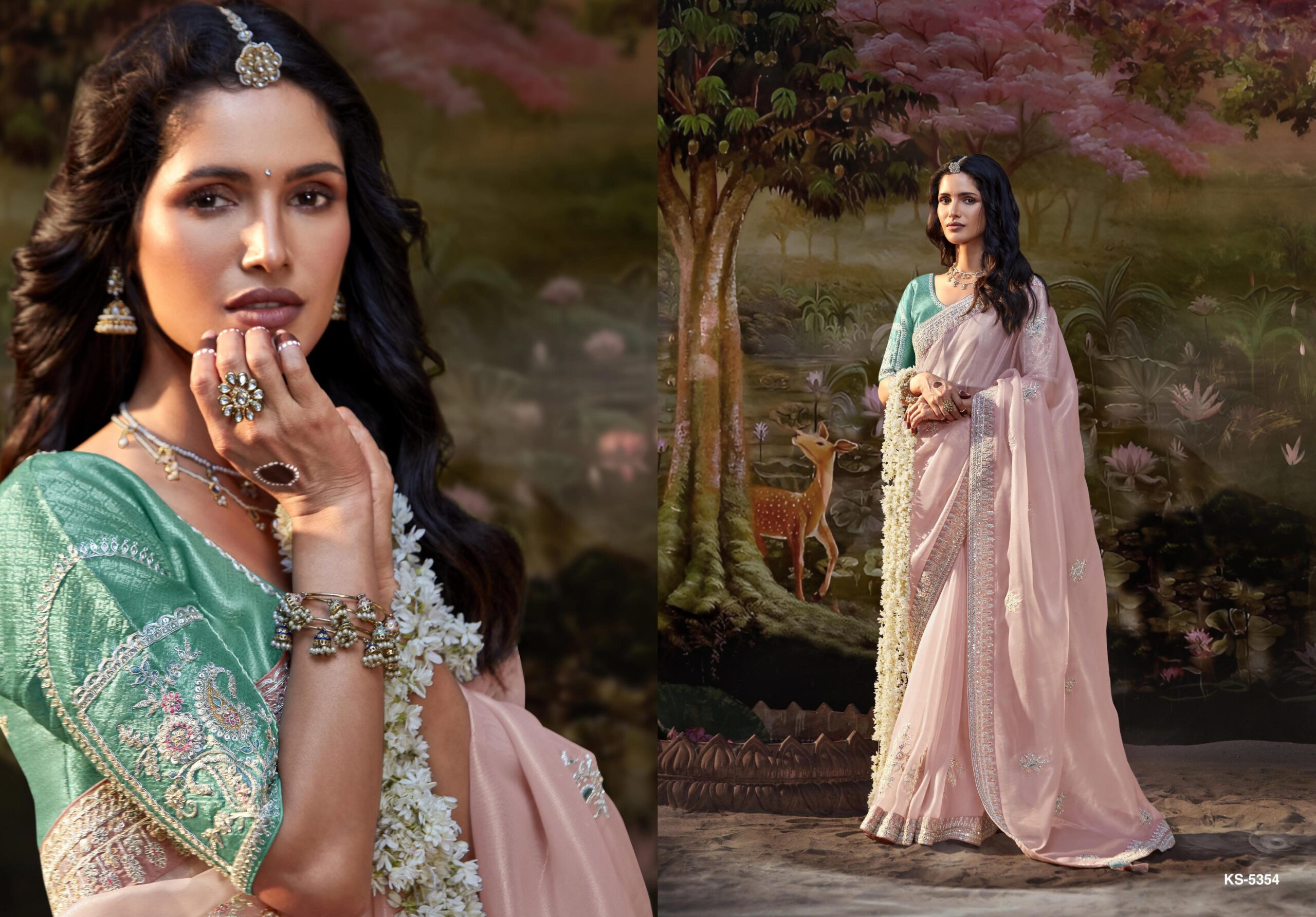 Kimora Kajal 15 Heavy Designer Wholesale Designer Saree Collection — Wholesale Sarees, Kimora wholesale from Surat — view 16