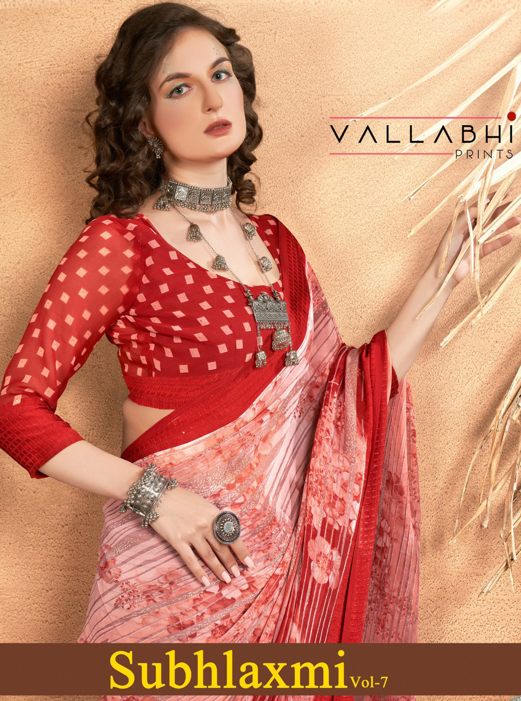Vallabhi Prints Subhlaxmi 7 Georgette Wholesale Fancy Sarees Catalog
