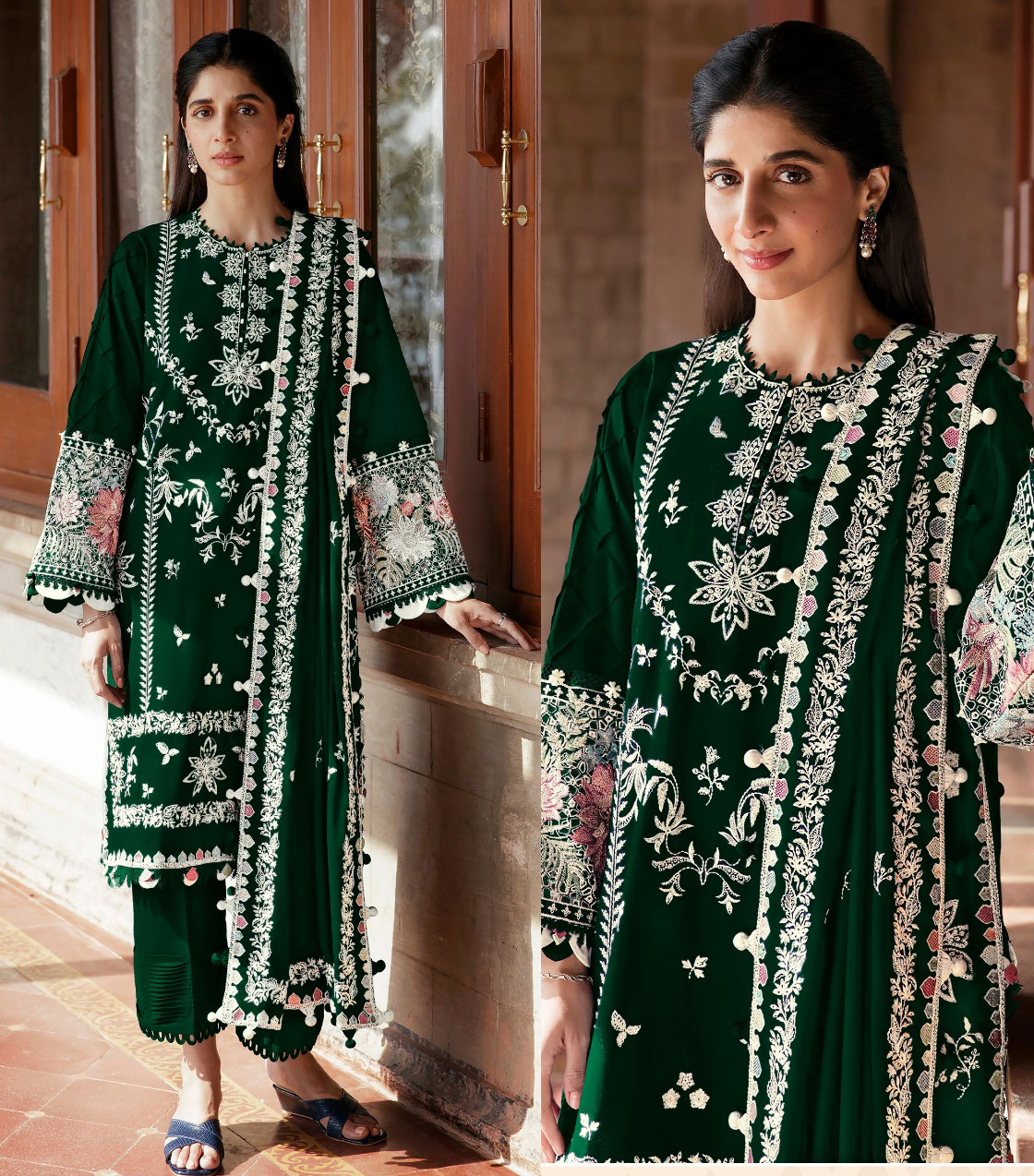 Zarqash Z 3097 Georgette Wholesale Pakistani Salwar Suit Catalog