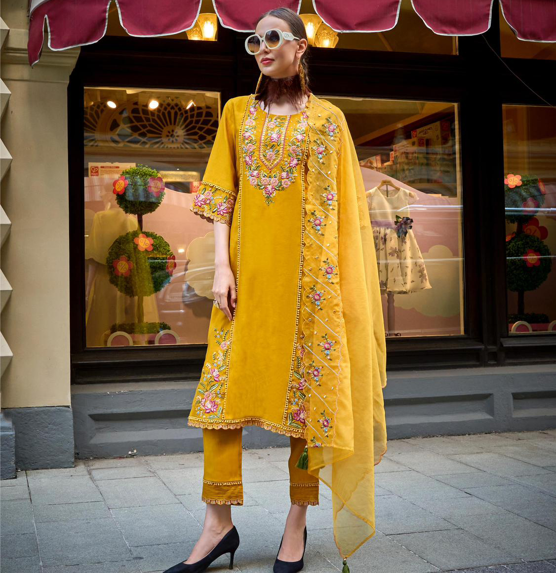 Kailee Pakeeza Pure Viscose Silk Wholesale Readymade Salwar Suit Collection