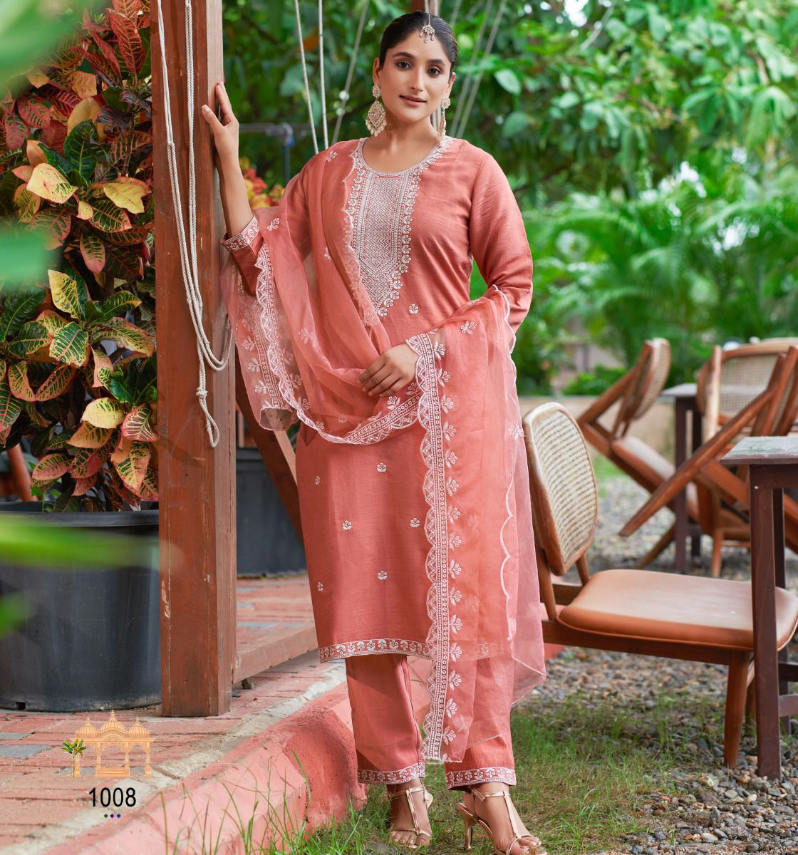 Mystic 9  Flora Vol 1 Viscose Wholesale Readymade Salwar Suit Collection