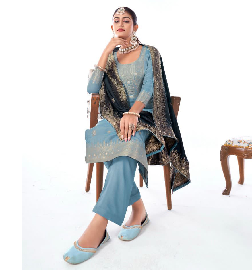 Naari Benz Vol 4 Pure Muslin Jacard Wholesale Designer Salwar Suit Collection