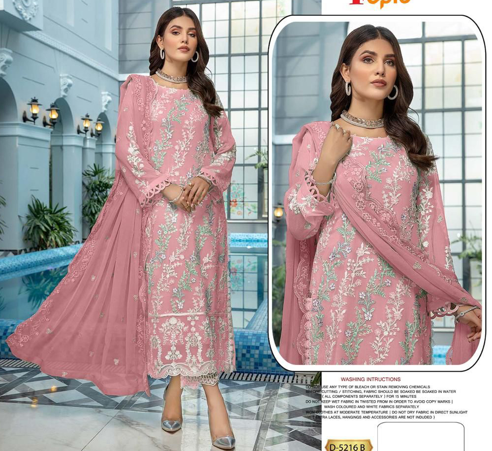 Fepic D 5216 Georgette Wholesale Pakistani Salwar Suit Collection