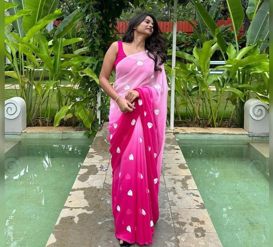 Aab Shivani Georgette Wholesale Fancy Sarees Collection