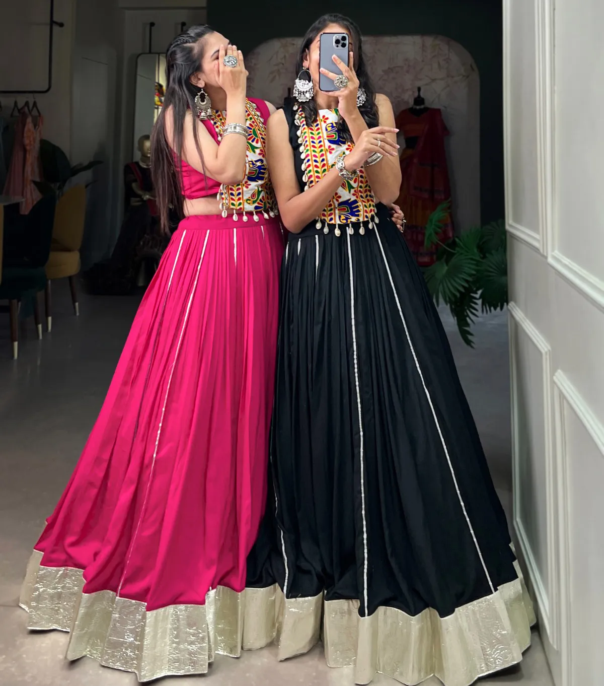 Aawiya 1616BLK Rayon Wholesale Lehenga Collection