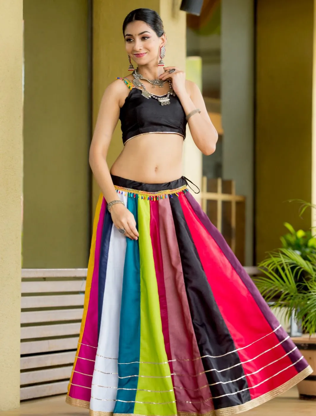 Aawiya 7068 Multi Colour Cotton Wholesale Lehenga Collection