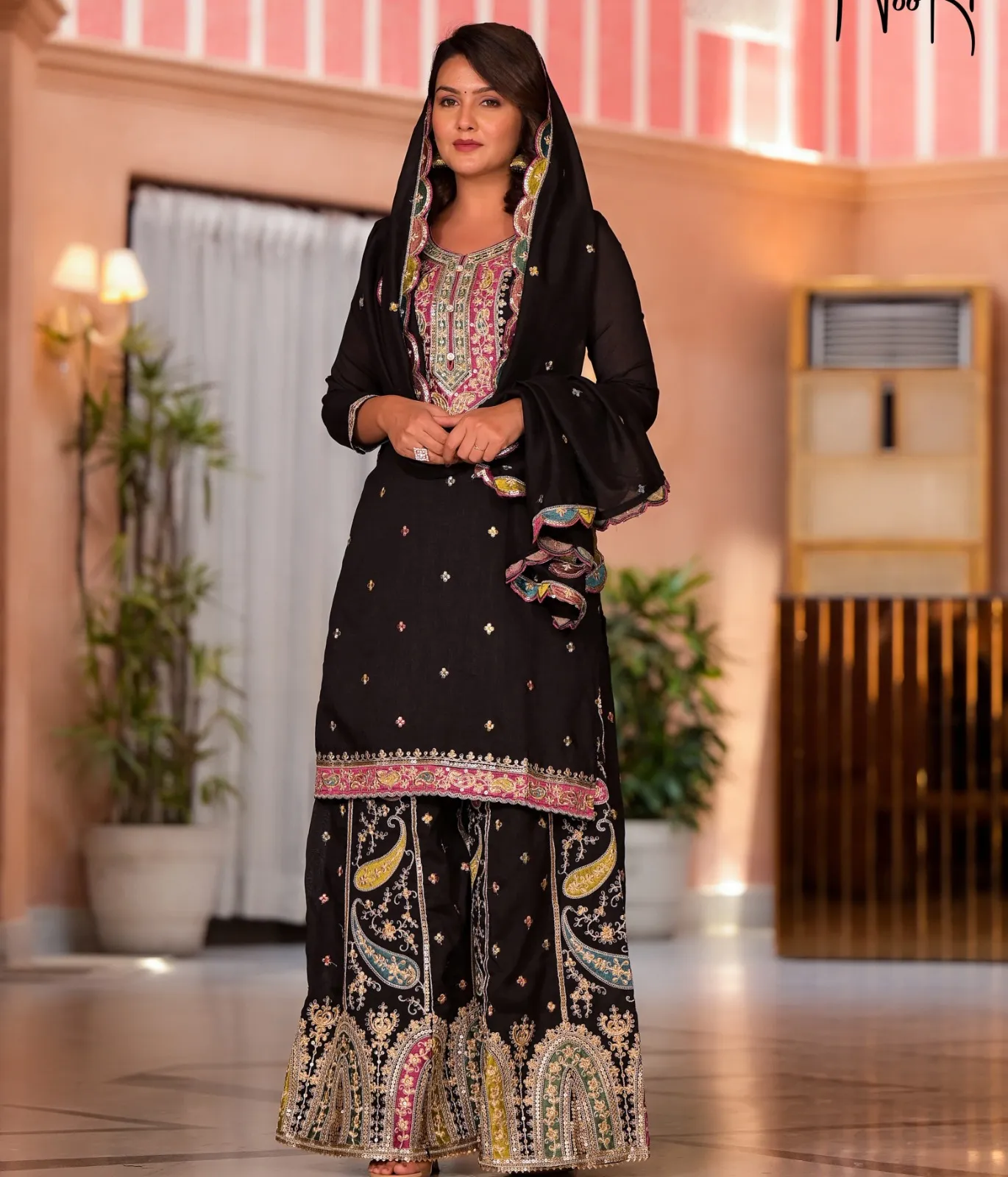 Afsana Noori Chinon Wholesale Readymade Salwar Suit Collection