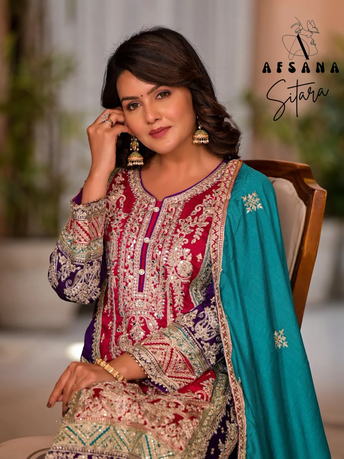 Afsana Sitara Premium Silk Wholesale Readymade Salwar Suit Collection - Image 5