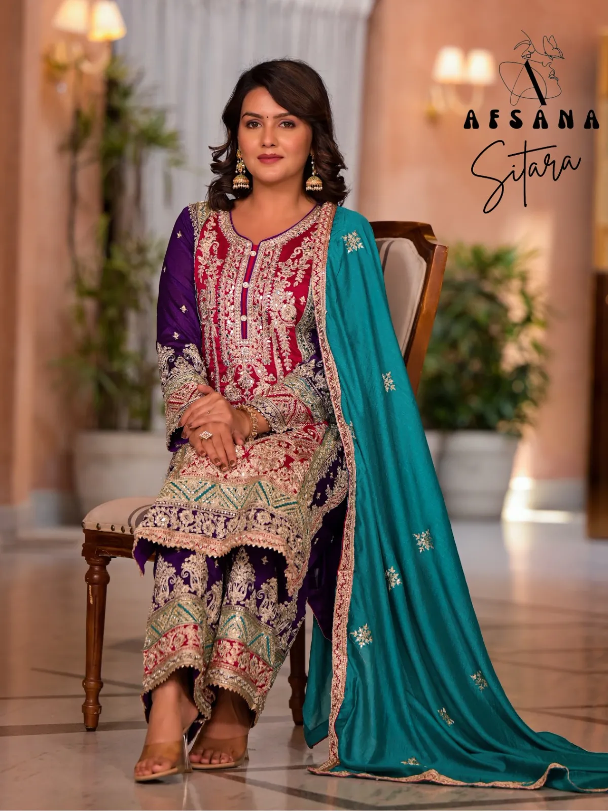 Afsana Sitara Premium Silk Wholesale Readymade Salwar Suit Collection - Image 9