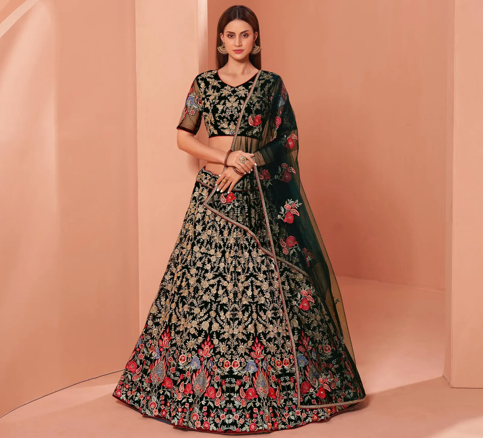 Alizeh Wedding Affair Vol-2 Design No 1035 Net Wholesale Lehenga Collection