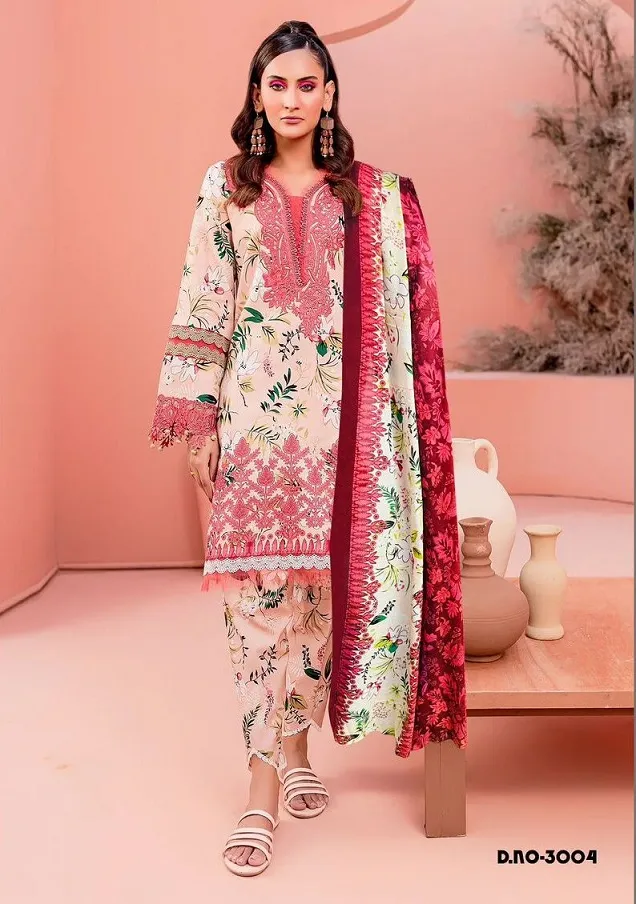 Alkaram Chevron Vol 3 Lawn Cotton Wholesale Pakistani Suit Collection - Image 5
