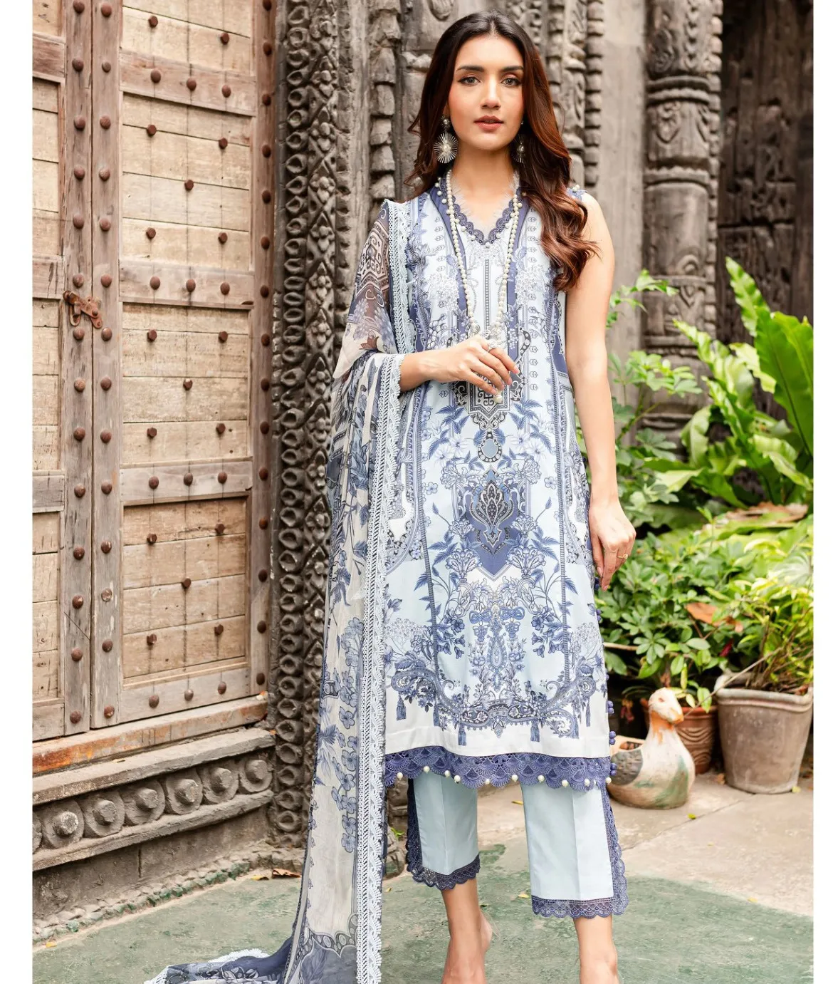 Alzohaib Queen Court Vol 2 Cotton Dupatta Wholesale Pakistani Salwar Suit Collection