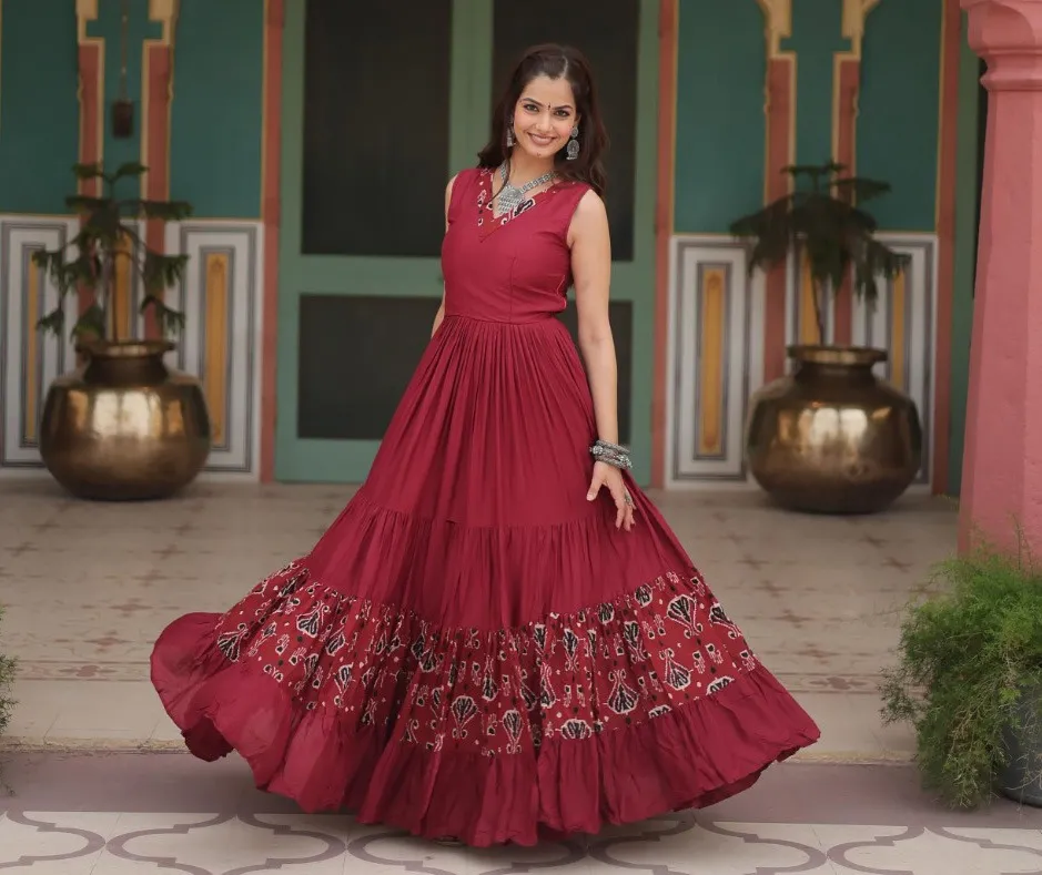 Anamika Vol 81 Rayon Printed Wholesale Fancy Gown Collection