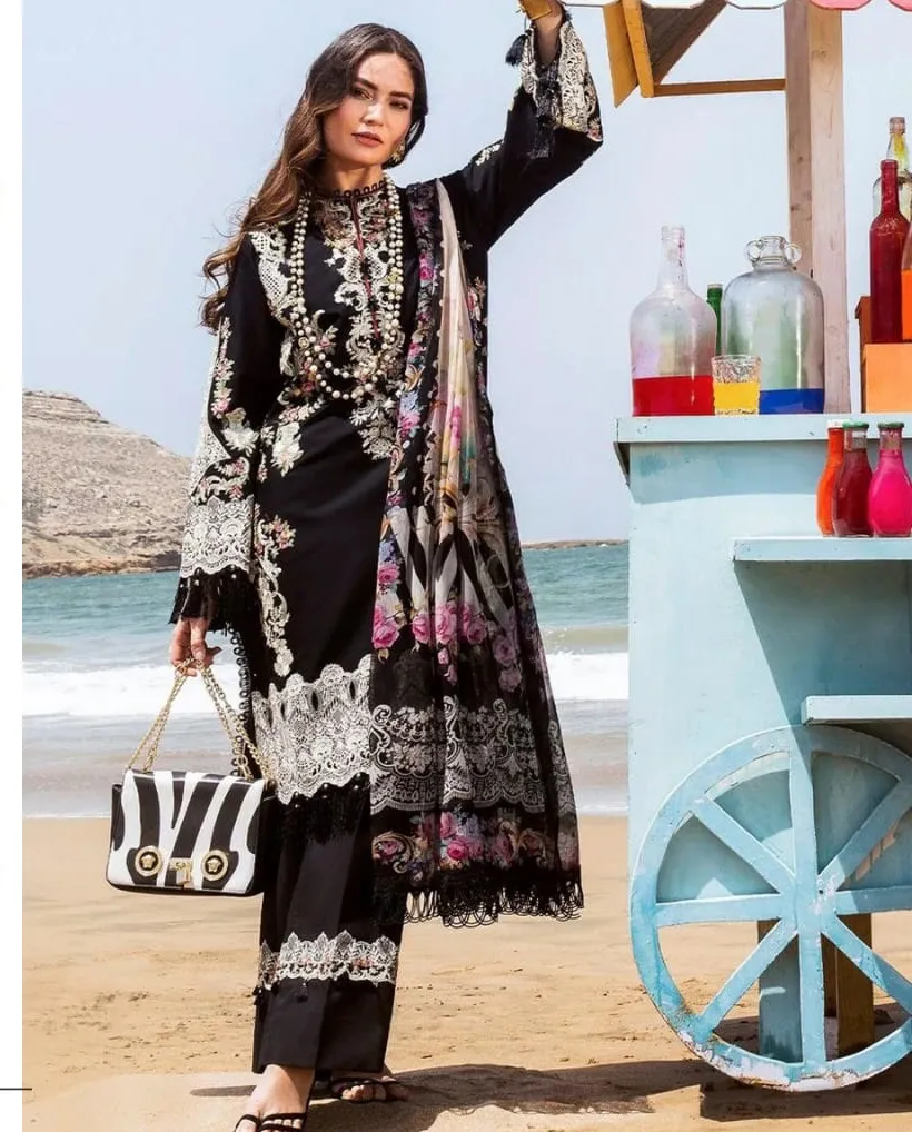 Anamsa 498 Rayon Embroidered Wholesale Pakistani Suit Collection