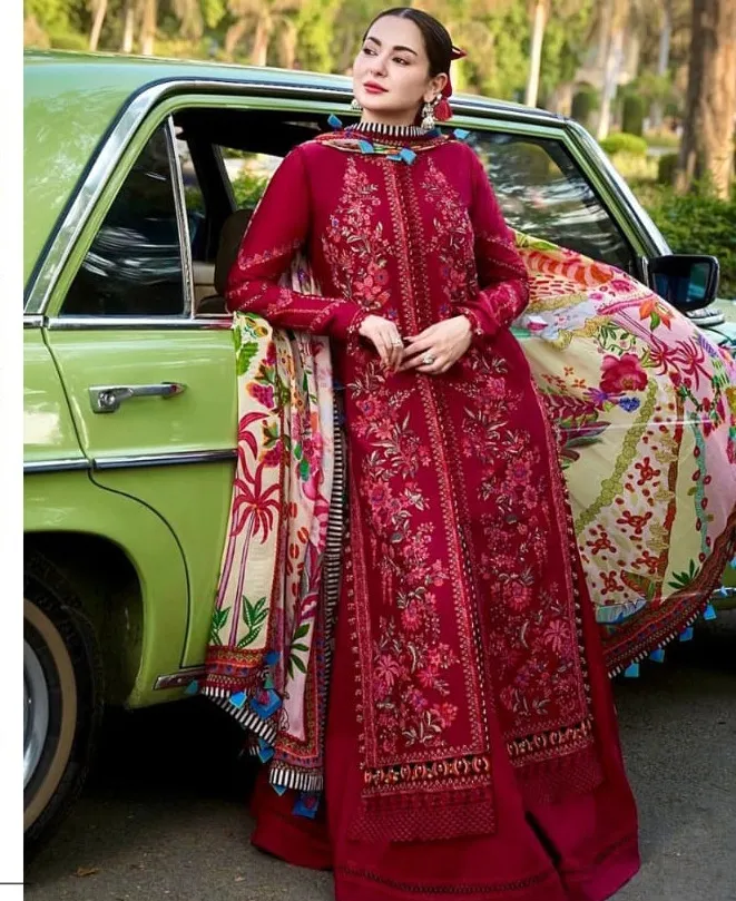 Anamsa 501 Embroidered Wholesale Pakistani Suit Collection