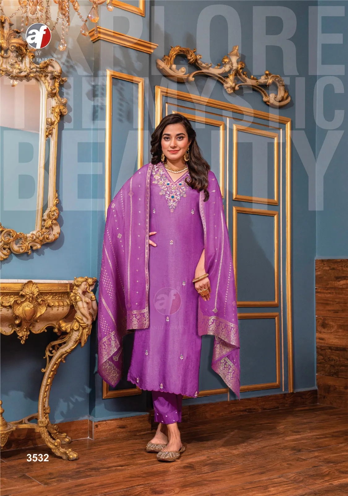 Anju Fabrics Ghunghat Vol10 Pure Dola Silk Wholesale Readymade Salwar Suit Collection — Wholesale Readymade Suit, Anju fabric wholesale from Surat - Gallery Image 8