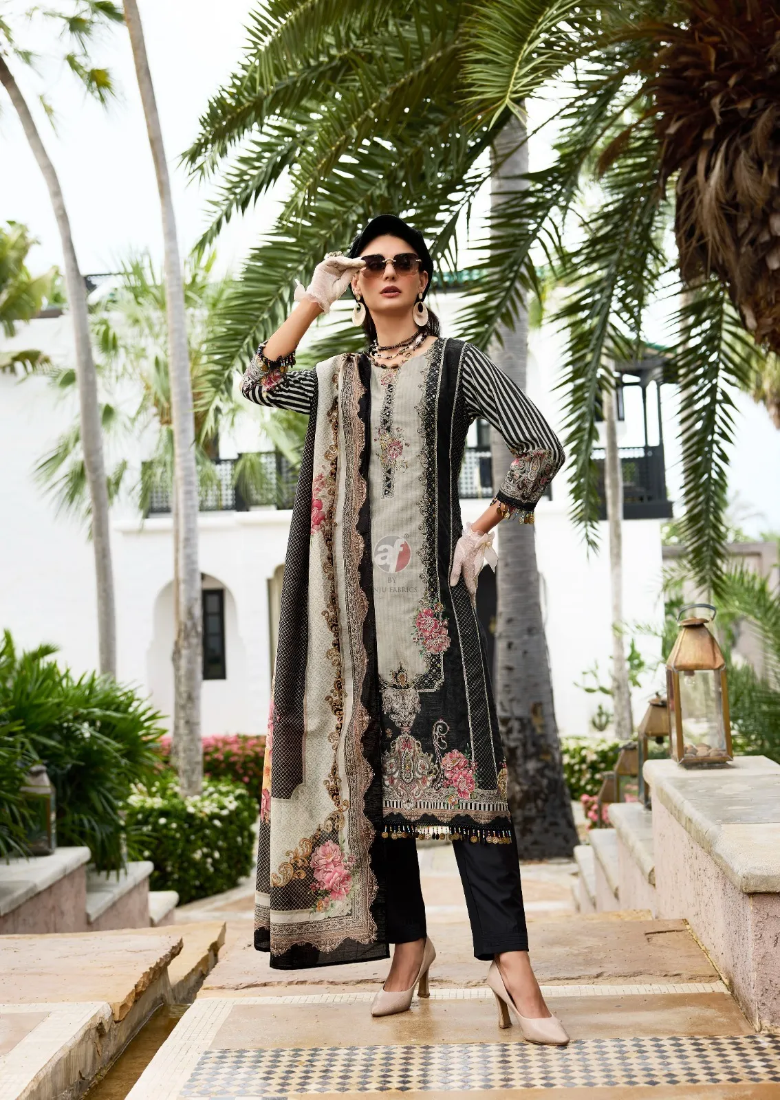 Anju Fabrics Inayat Tissue Shimmer Wholesale Readymade Pakistani Salwar Suit Collection — Wholesale Readymade Suit, Anju fabric wholesale from Surat - Gallery Image 2