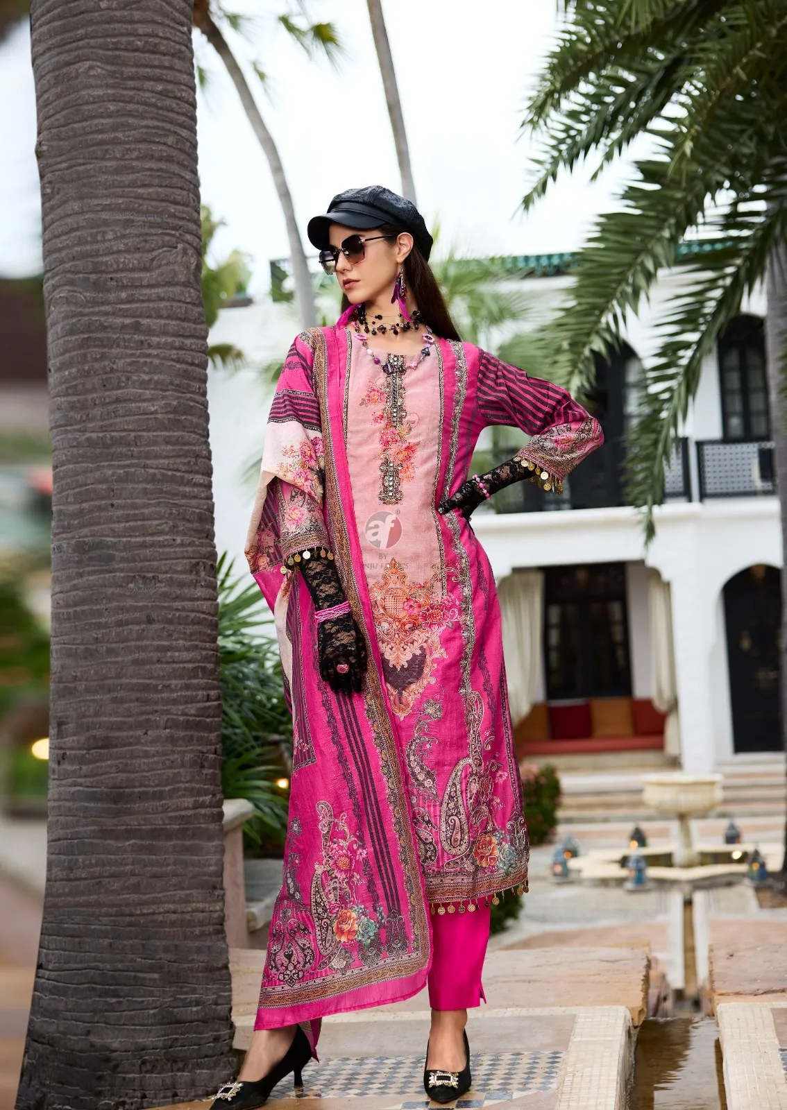 Anju Fabrics Inayat Tissue Shimmer Wholesale Readymade Pakistani Salwar Suit Collection — Wholesale Readymade Suit, Anju fabric wholesale from Surat - Gallery Image 6