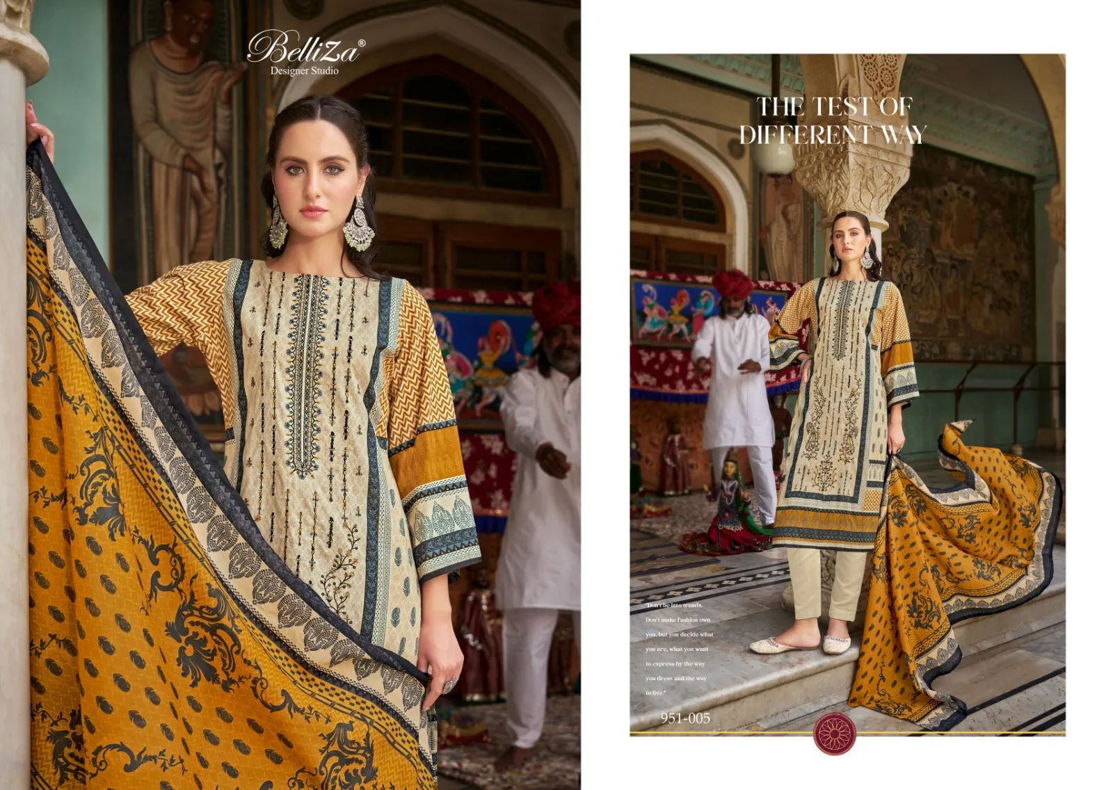 Belliza Bin Saeed Vol 6 Cotton Digital Printed Wholesale Pakistani Salwar Suit Collection - Image 6