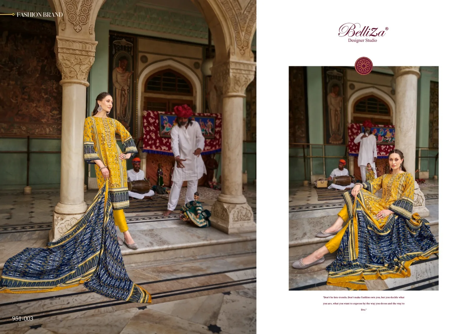 Belliza Bin Saeed Vol 6 Cotton Digital Printed Wholesale Pakistani Salwar Suit Collection - Image 7